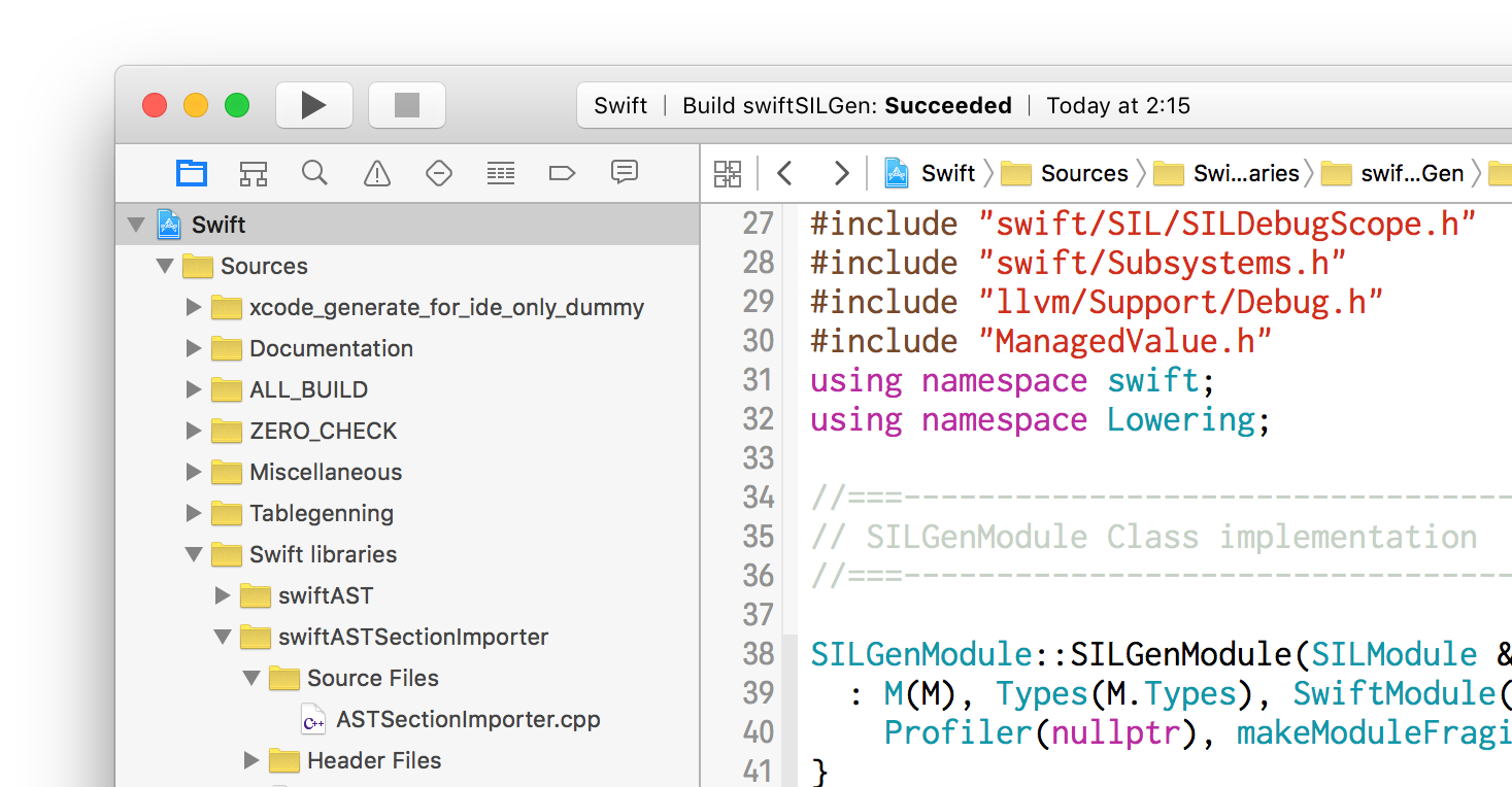 [B! Swift] Swift のソースファイルを Xcode で開けるようにする